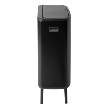 Pattumiera touch alta Bo 2x30 L - nero opaco - Brabantia