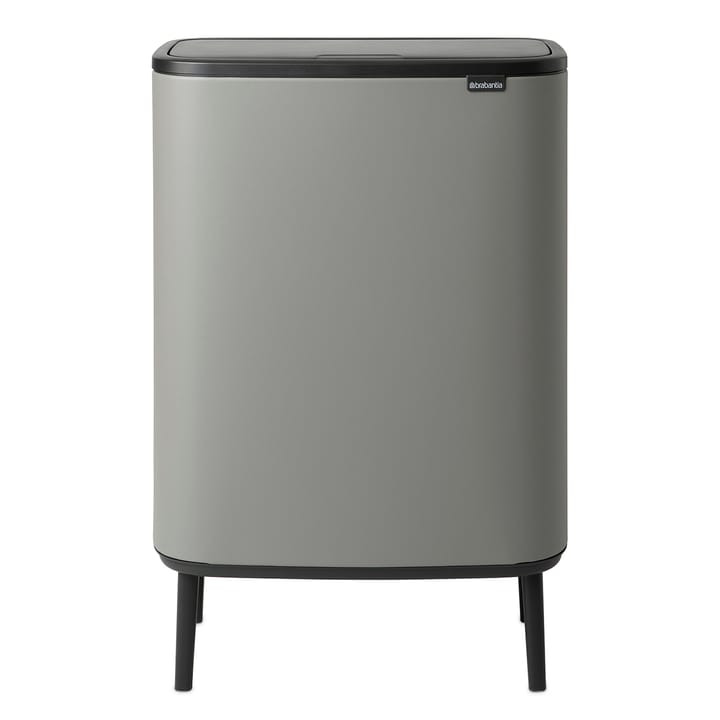 Pattumiera touch alta Bo 60 L - Mineral concrete grey - Brabantia