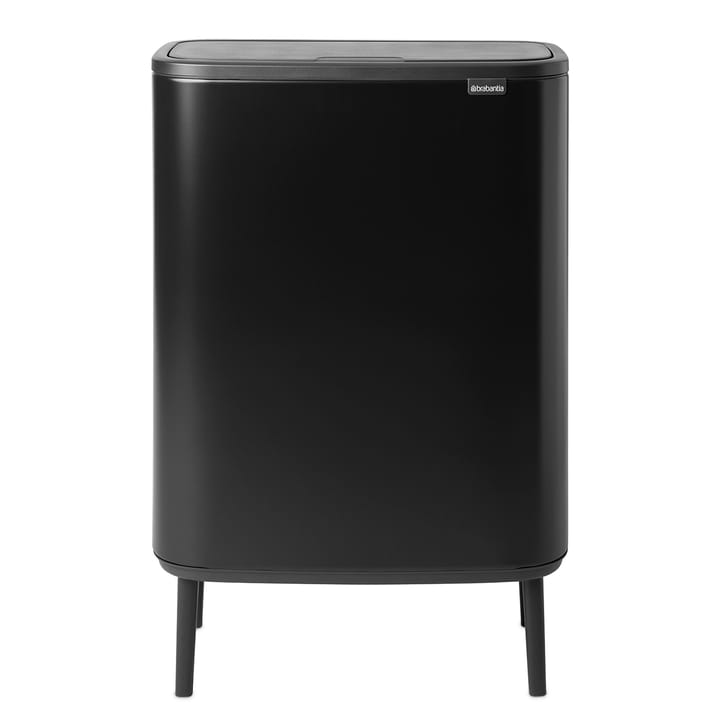 Pattumiera touch alta Bo 60 L - Nero opaco - Brabantia