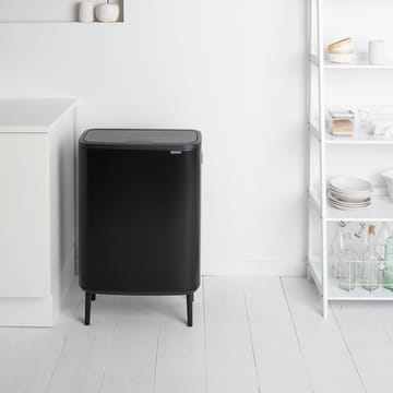 Pattumiera touch alta Bo 60 L - Nero opaco - Brabantia