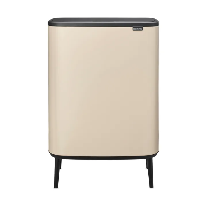 Pattumiera touch alta Bo 60 L - Soft Beige - Brabantia