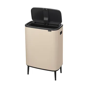 Pattumiera touch alta Bo 60 L - Soft Beige - Brabantia
