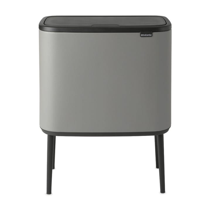 Pattumiera touch Bo 11+23 litri - Mineral concrete grey - Brabantia