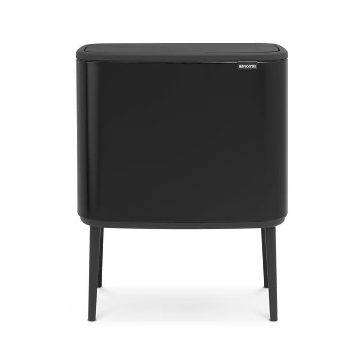 Pattumiera touch Bo 11+23 litri - nero opaco - Brabantia