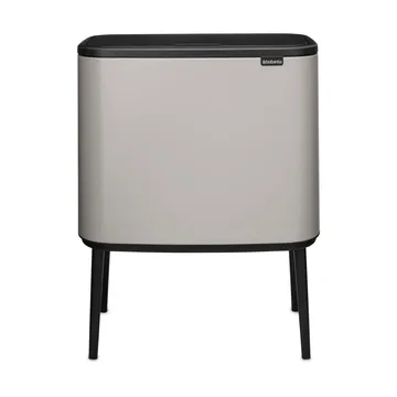 Pattumiera touch Bo 11+23 litri - Soft grey - Brabantia