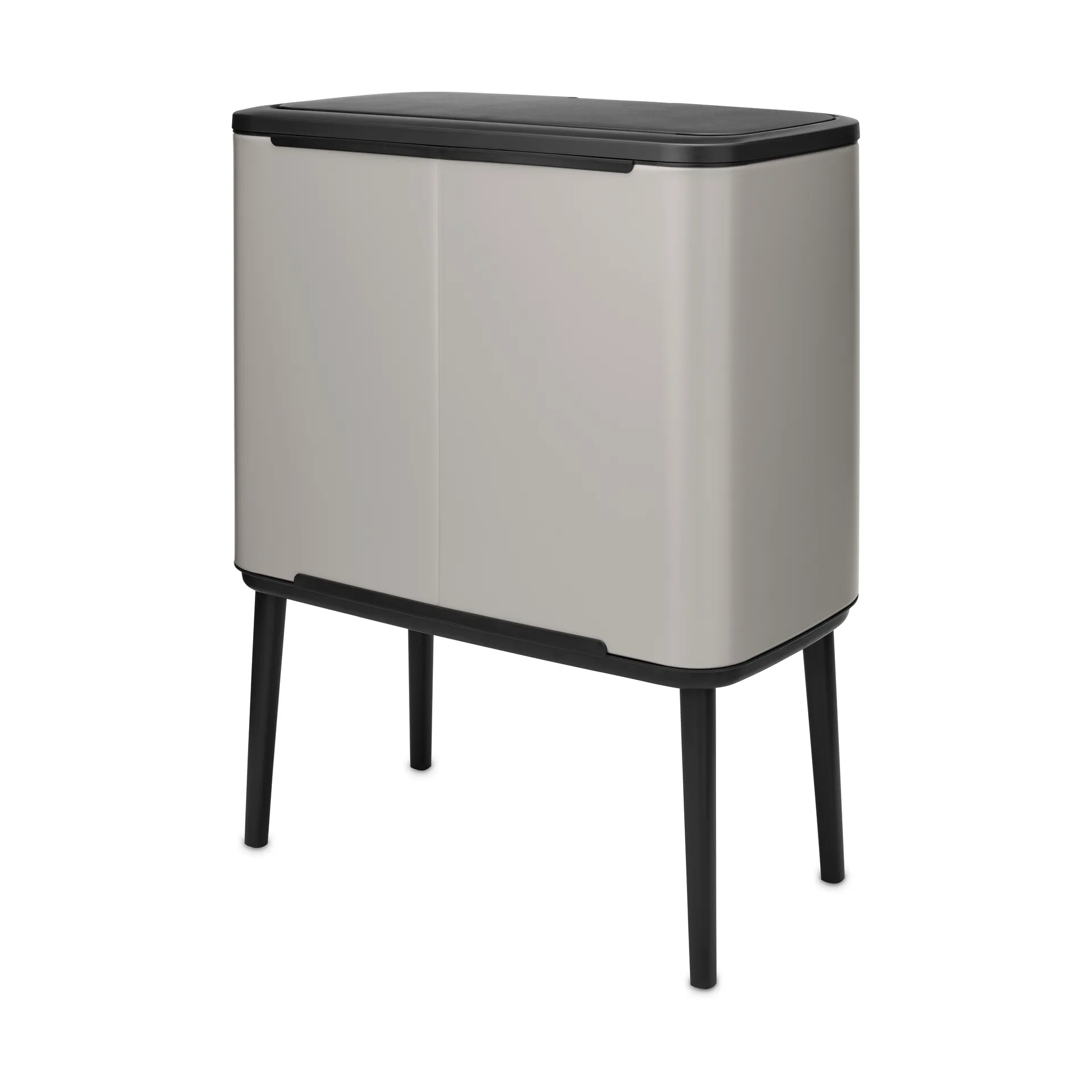 Pattumiera touch Bo 11+23 litri, Soft grey Brabantia