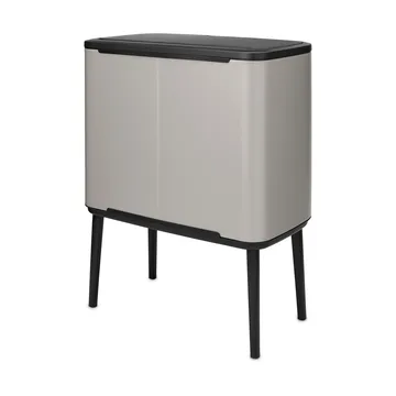 Pattumiera touch Bo 11+23 litri - Soft grey - Brabantia