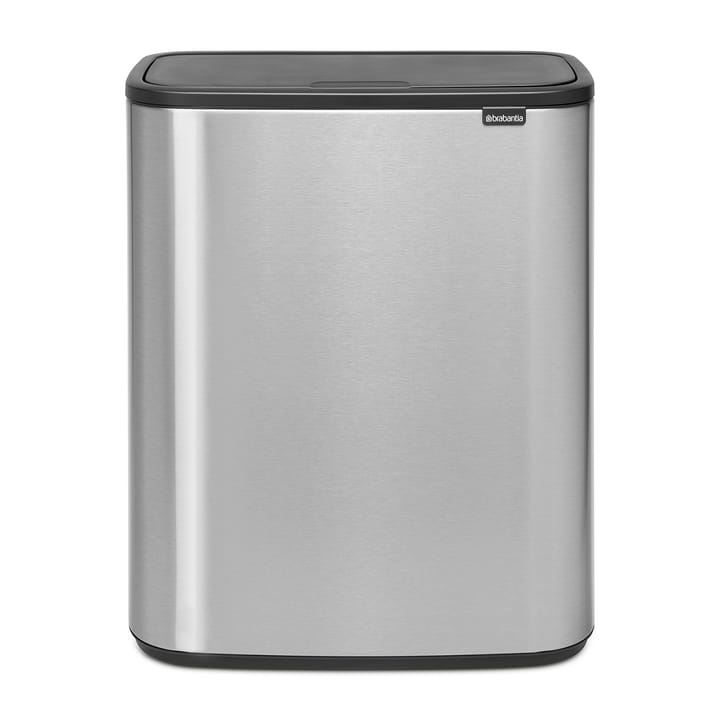 Pattumiera touch Bo 2x30 L - acciaio spazzolato opaco - Brabantia