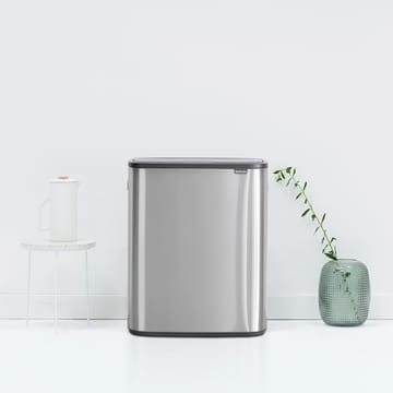 Pattumiera touch Bo 2x30 L - acciaio spazzolato opaco - Brabantia