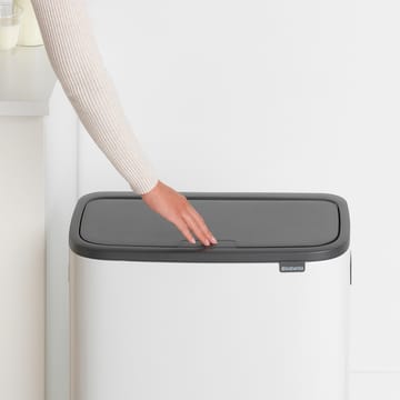 Pattumiera touch Bo 2x30 L - Bianco - Brabantia