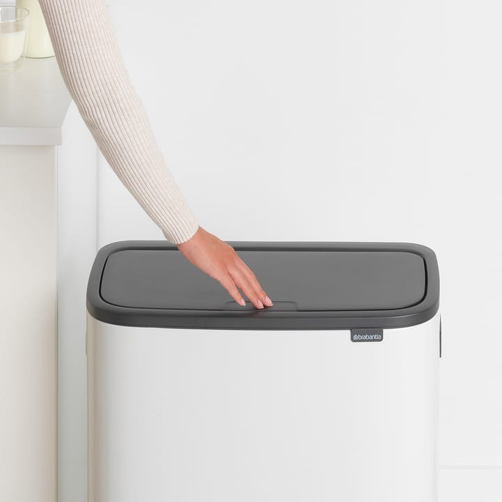 Pattumiera touch Bo 2x30 L - Bianco - Brabantia