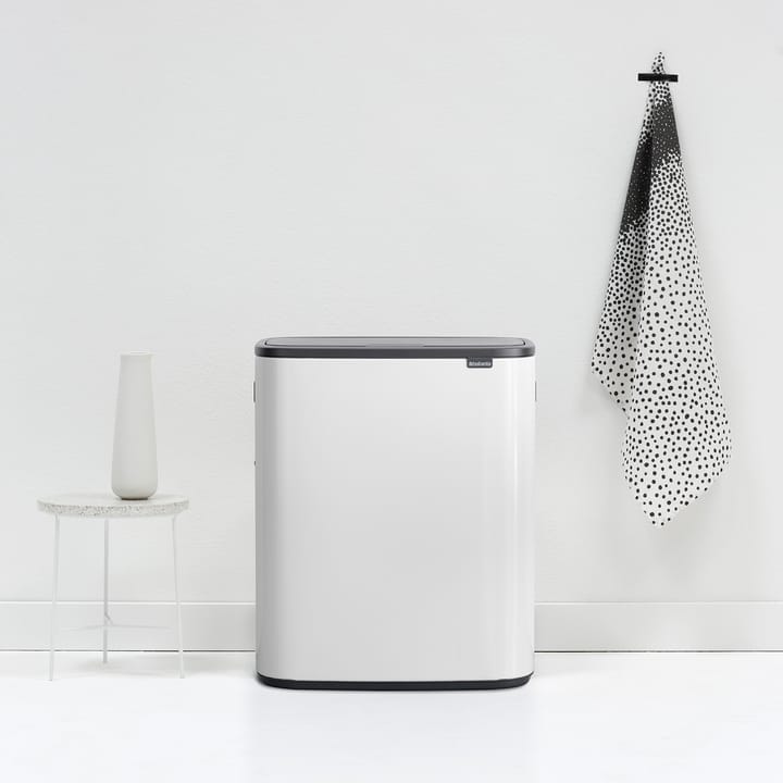 Pattumiera touch Bo 2x30 L - Bianco - Brabantia