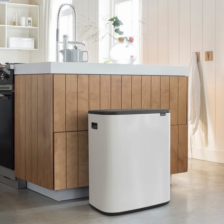 Pattumiera touch Bo 2x30 L - Bianco - Brabantia