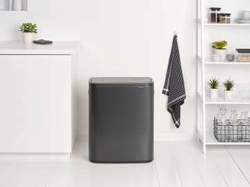 Pattumiera touch Bo 2x30 L - Confident Grey - Brabantia