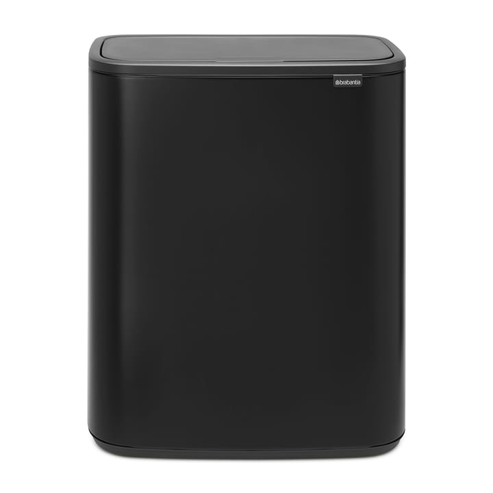 Pattumiera touch Bo 2x30 L - nero opaco - Brabantia