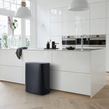 Pattumiera touch Bo 2x30 L - nero opaco - Brabantia