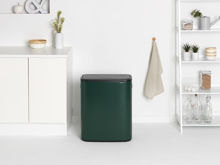 Pattumiera touch Bo 2x30 L - Pine green - Brabantia