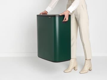 Pattumiera touch Bo 2x30 L - Pine green - Brabantia