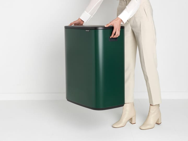 Pattumiera touch Bo 2x30 L - Pine green - Brabantia