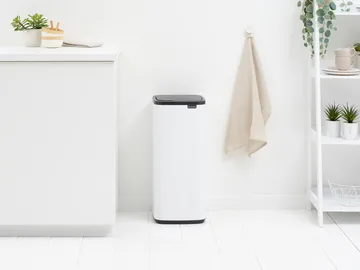 Pattumiera Touch Bo 30 L - Bianco - Brabantia