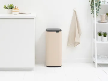 Pattumiera Touch Bo 30 L - Soft Beige - Brabantia