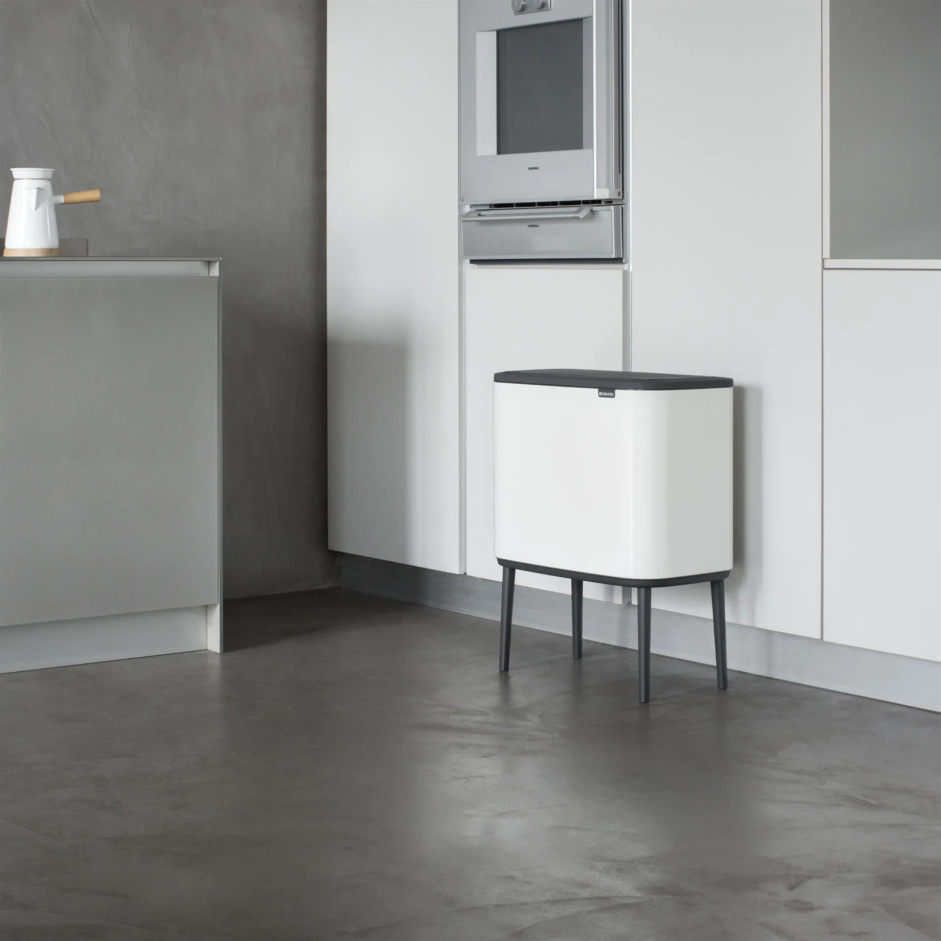 Pattumiera touch Bo 36 litri, bianco Brabantia