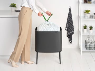 Pattumiera touch Bo 36 litri - Confident Grey - Brabantia