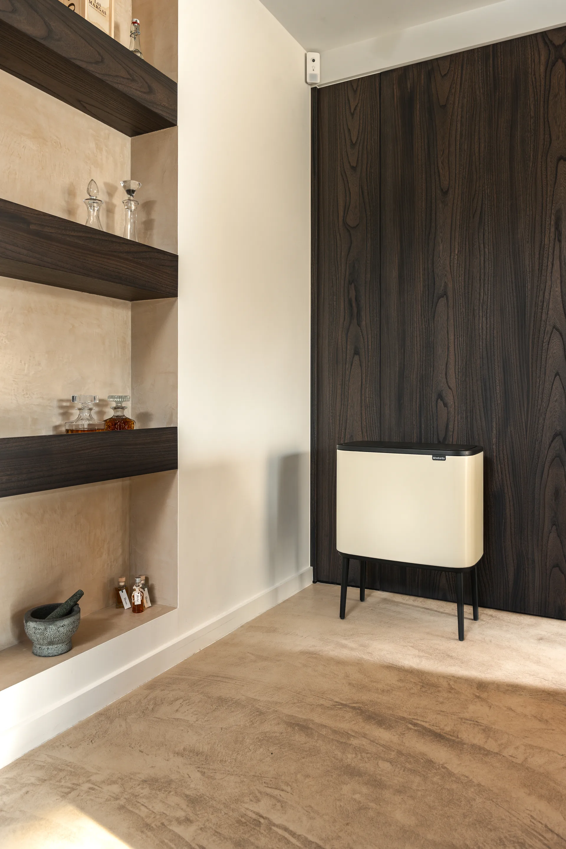 Pattumiera touch Bo 36 litri, Soft beige Brabantia