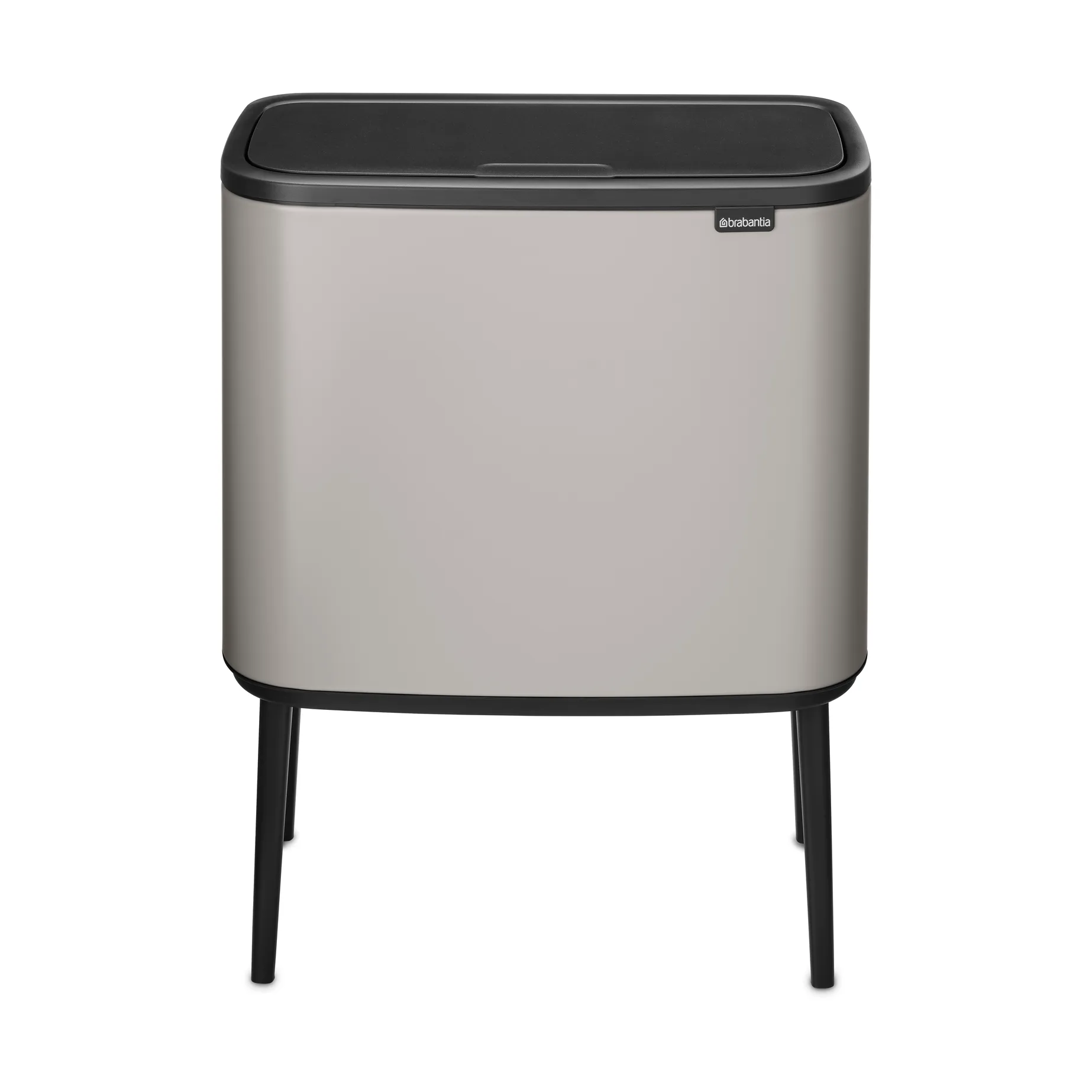 Pattumiera touch Bo 36 litri, Soft grey Brabantia