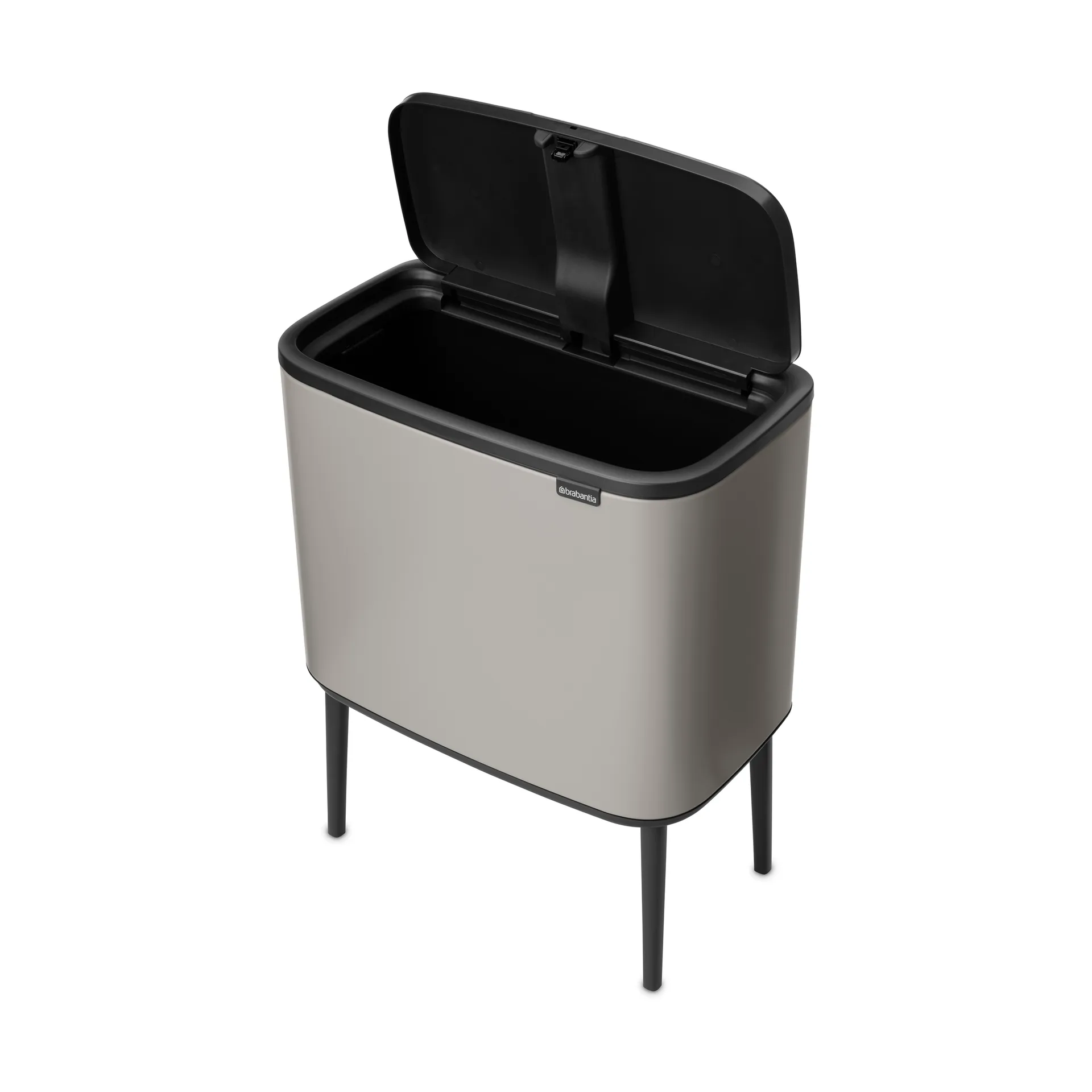 Pattumiera touch Bo 36 litri, Soft grey Brabantia