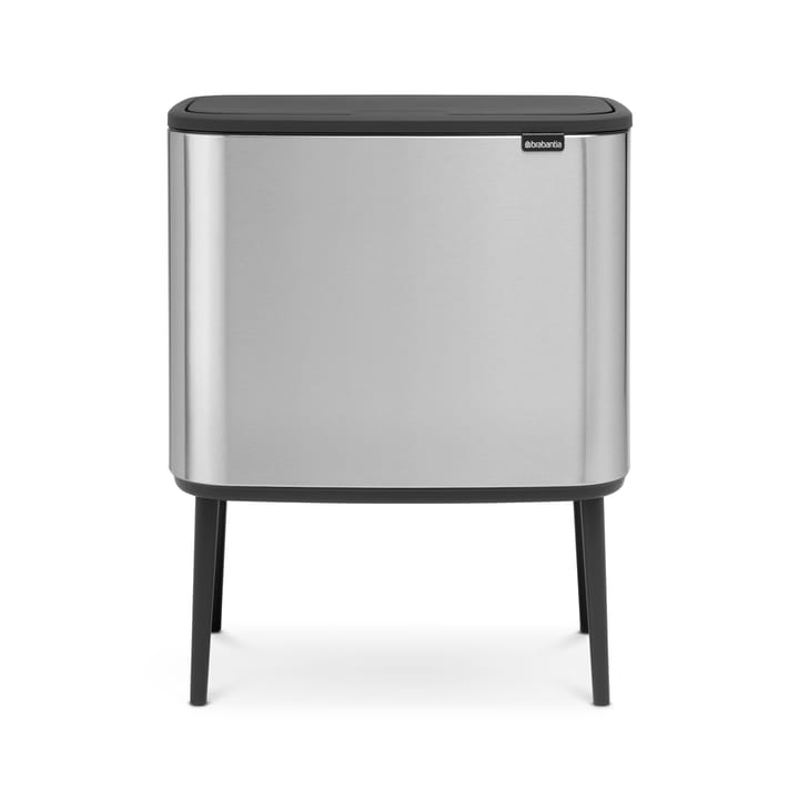 Pattumiera touch Bo 3x11 litri - acciaio inossidabile opaco - Brabantia