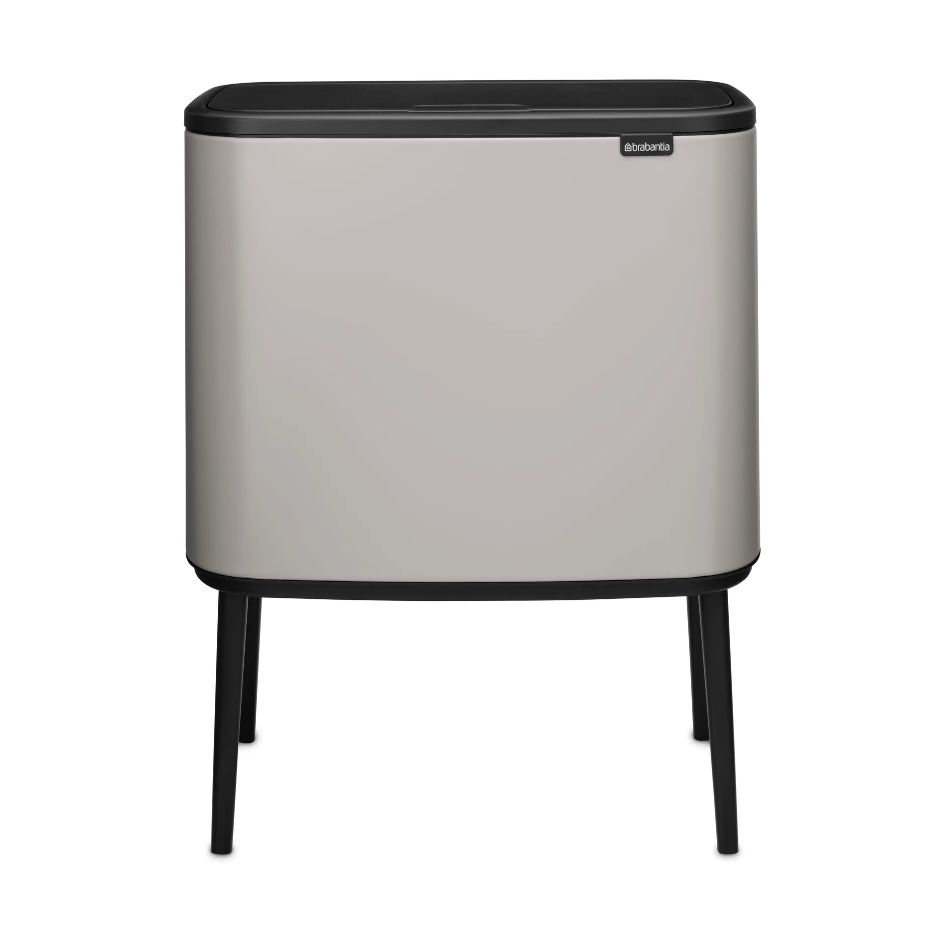 Pattumiera touch Bo 3x11 litri, Soft grey Brabantia