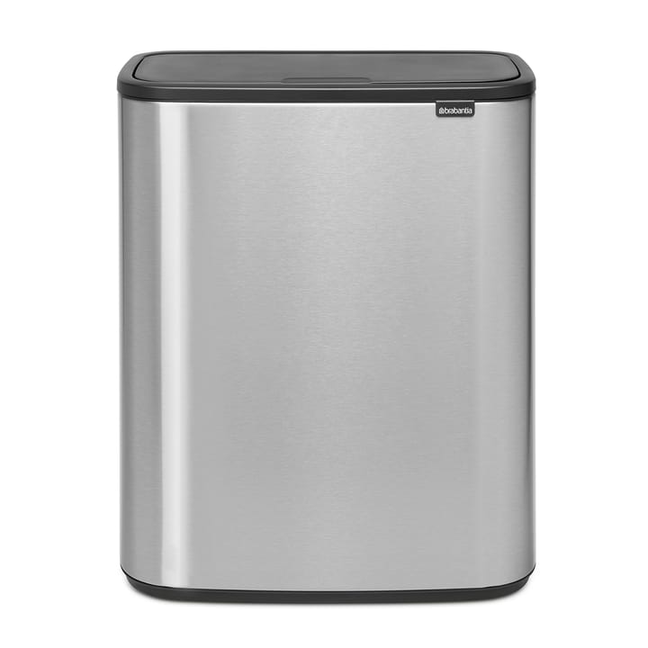 Pattumiera touch Bo 60L - acciaio spazzolato opaco - Brabantia