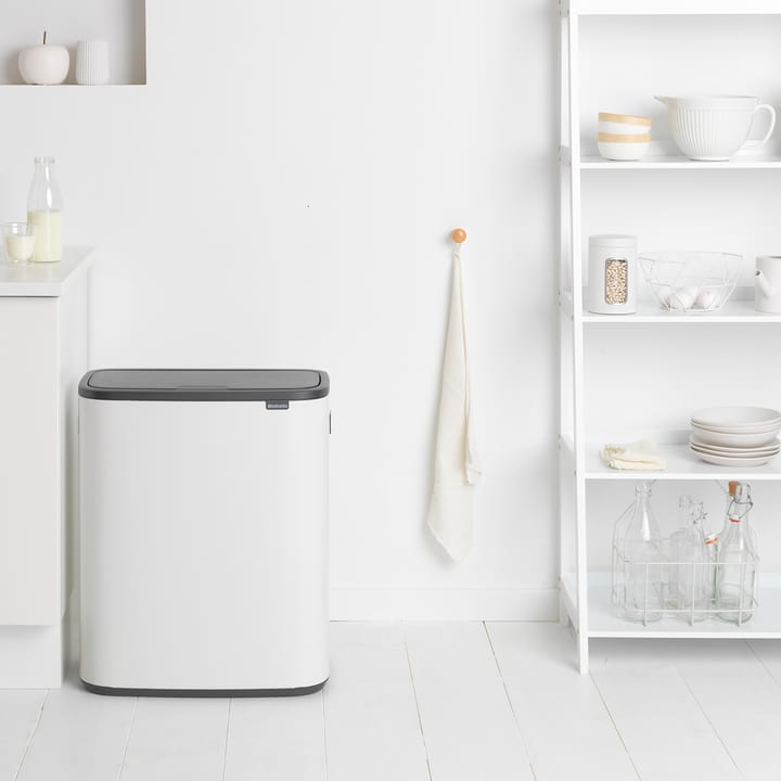 Pattumiera touch Bo 60L - Bianco - Brabantia