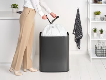 Pattumiera touch Bo 60L - Confident Grey - Brabantia