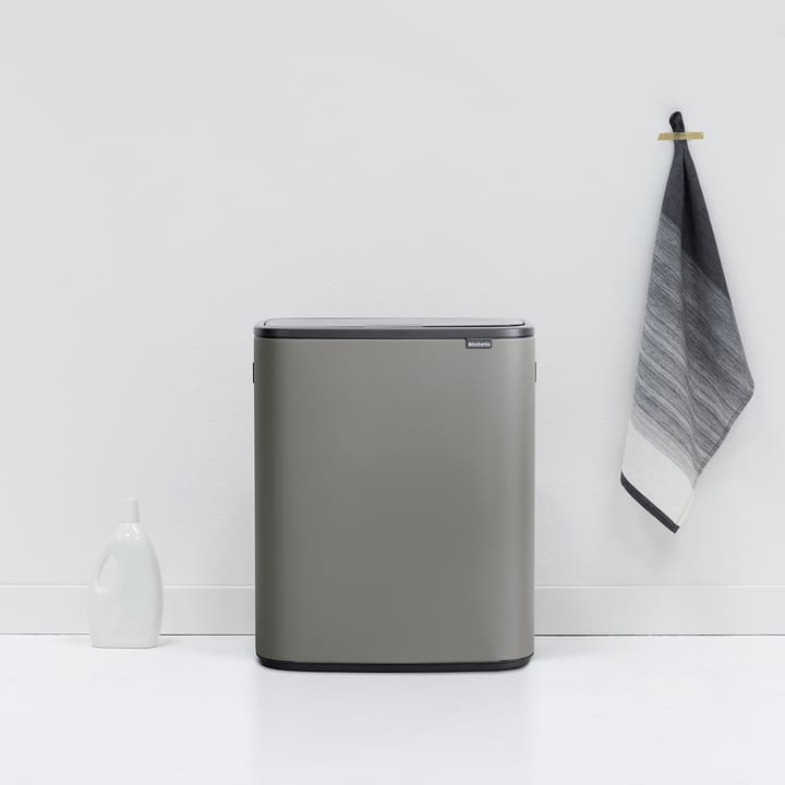 Pattumiera touch Bo 60L - Mineral concrete grey - Brabantia