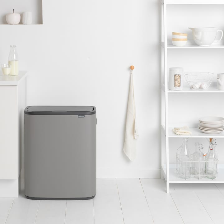 Pattumiera touch Bo 60L - Mineral concrete grey - Brabantia