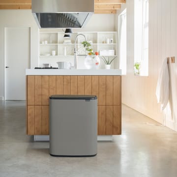 Pattumiera touch Bo 60L - Mineral concrete grey - Brabantia