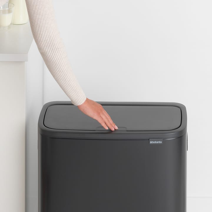 Pattumiera touch Bo 60L - Nero opaco - Brabantia