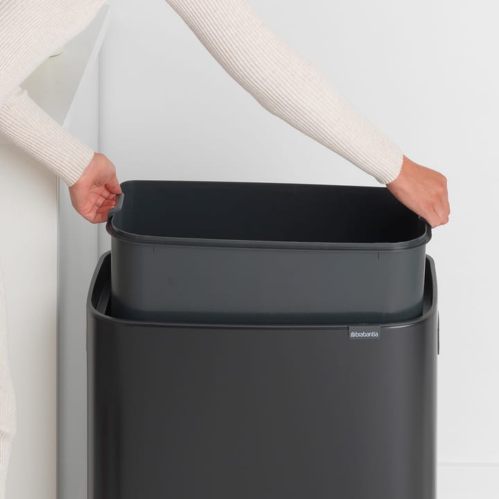 Pattumiera touch Bo 60L - Nero opaco - Brabantia