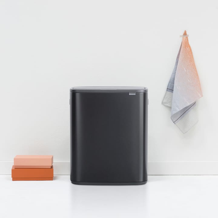 Pattumiera touch Bo 60L, Nero opaco Brabantia