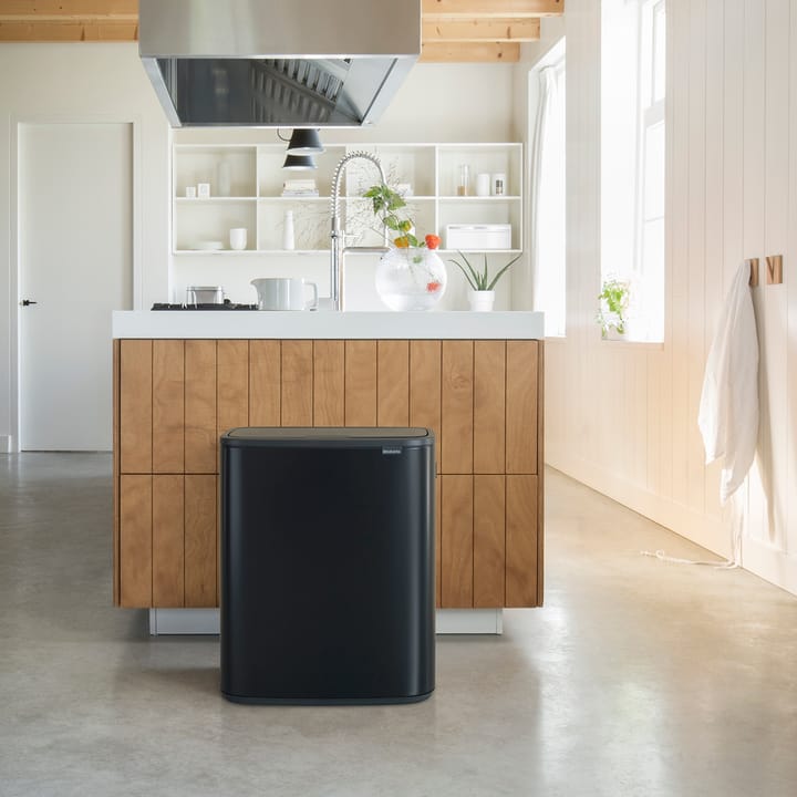 Pattumiera touch Bo 60L - Nero opaco - Brabantia