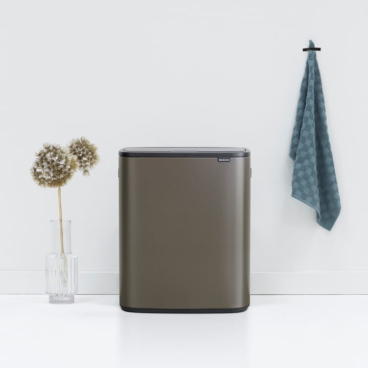 Pattumiera touch Bo 60L - Platinum - Brabantia