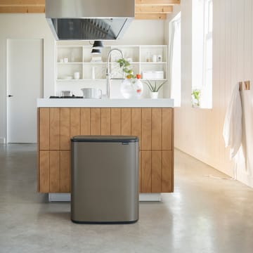 Pattumiera touch Bo 60L - Platinum - Brabantia