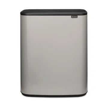 Pattumiera touch Bo 60L - Soft grey - Brabantia