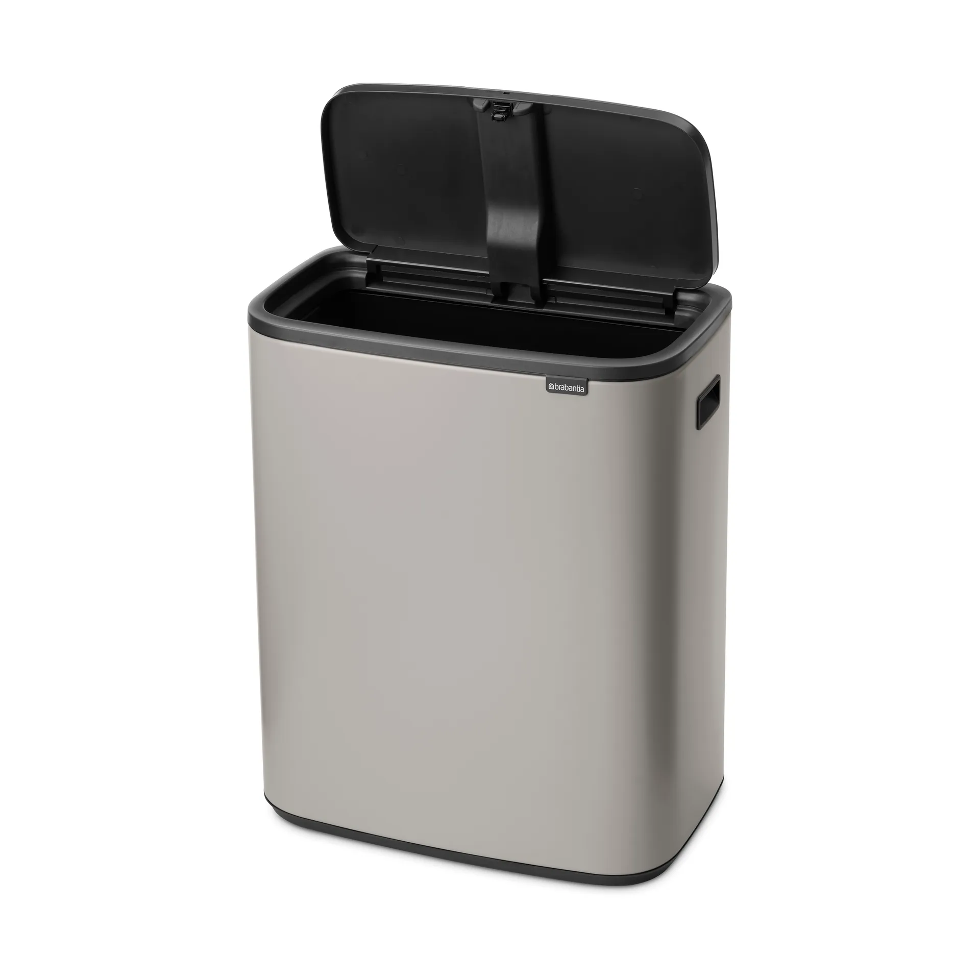 Pattumiera touch Bo 60L, Soft grey Brabantia