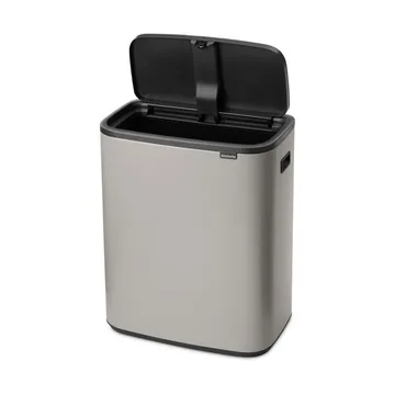 Pattumiera touch Bo 60L - Soft grey - Brabantia