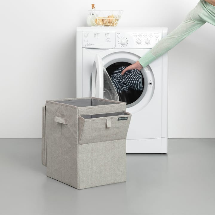 Portabiancheria impilabile Brabantia 35 L - grigio chiaro - Brabantia