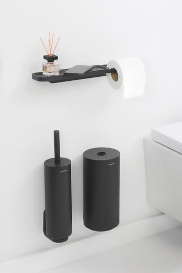 Portarotolo carta igienica con mensola MindSet  - Mineral infinite grey - Brabantia