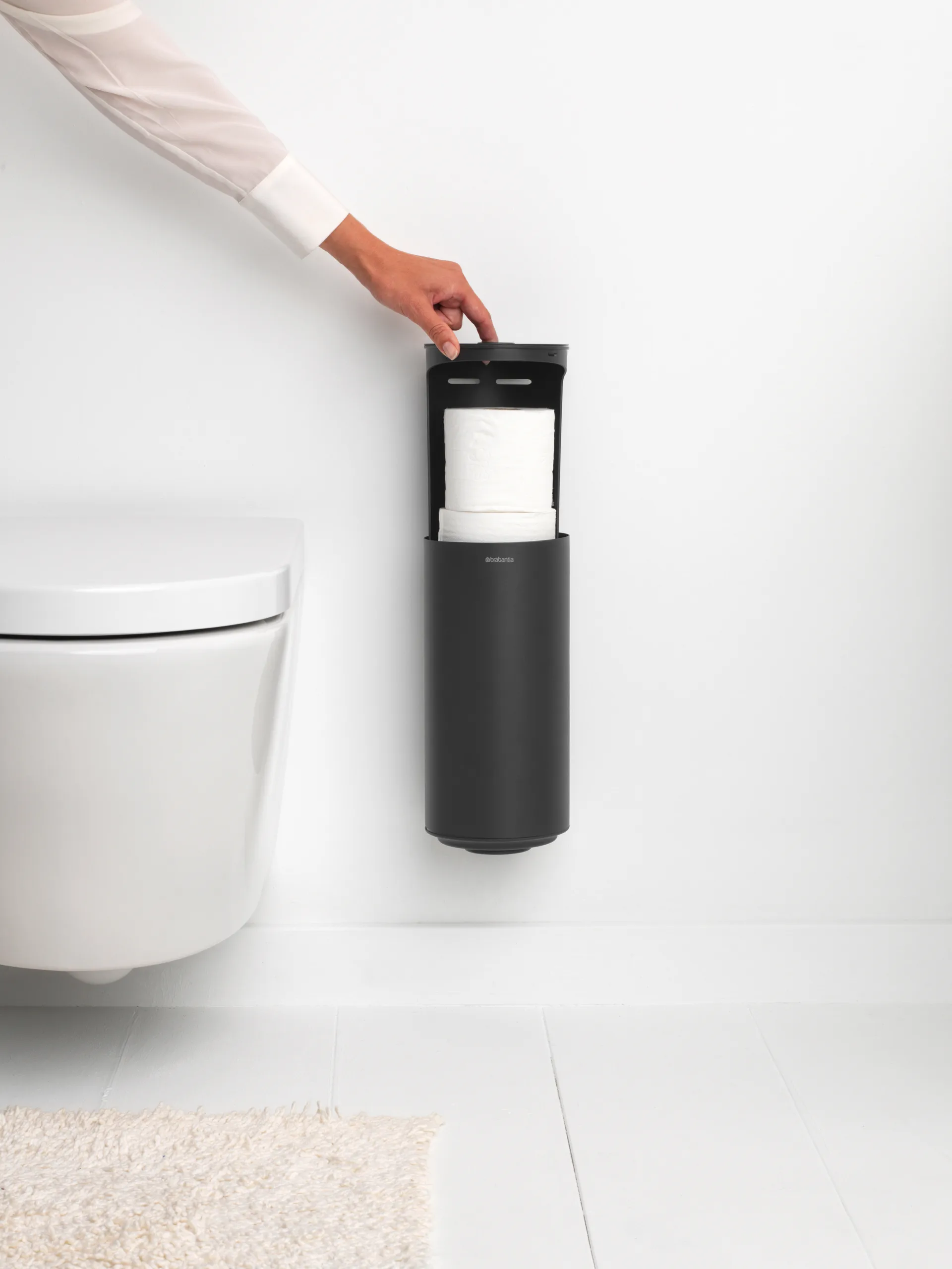 Portarotolo carta igienica MindSet , Mineral infinite grey Brabantia